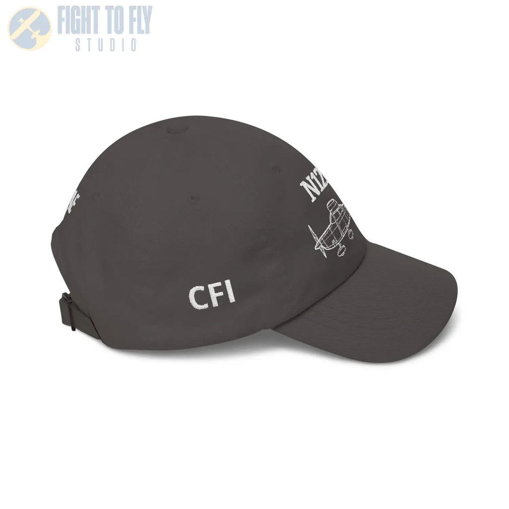 Your Cessna 182P Hat — Personalized with Tail Number & Custom Text - Hats - Pilot gifts - WWII warbird t-shirt