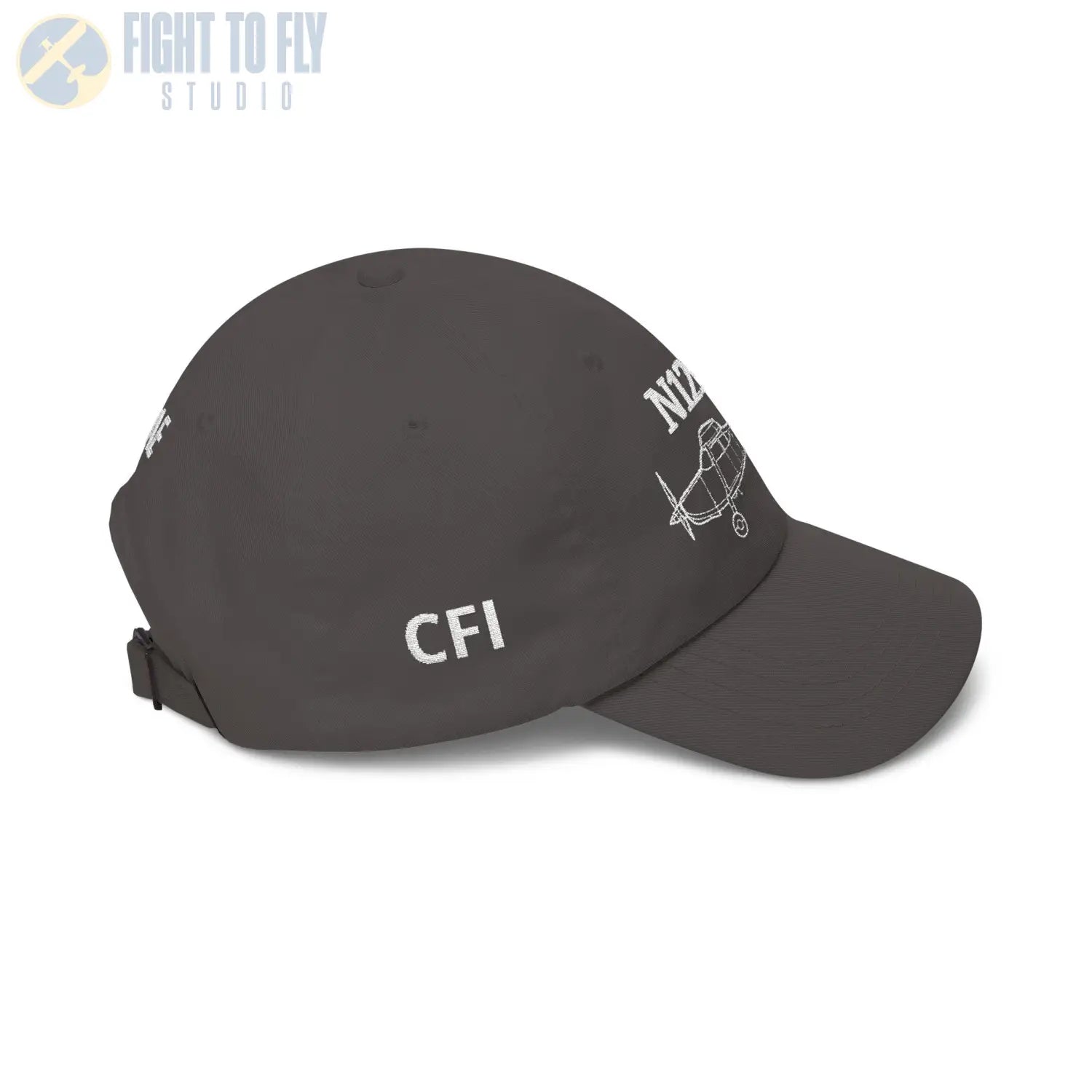 Your Cessna 185F Hat — Personalized with Tail Number & Custom Text - Hats - Pilot gifts - WWII warbird t-shirt