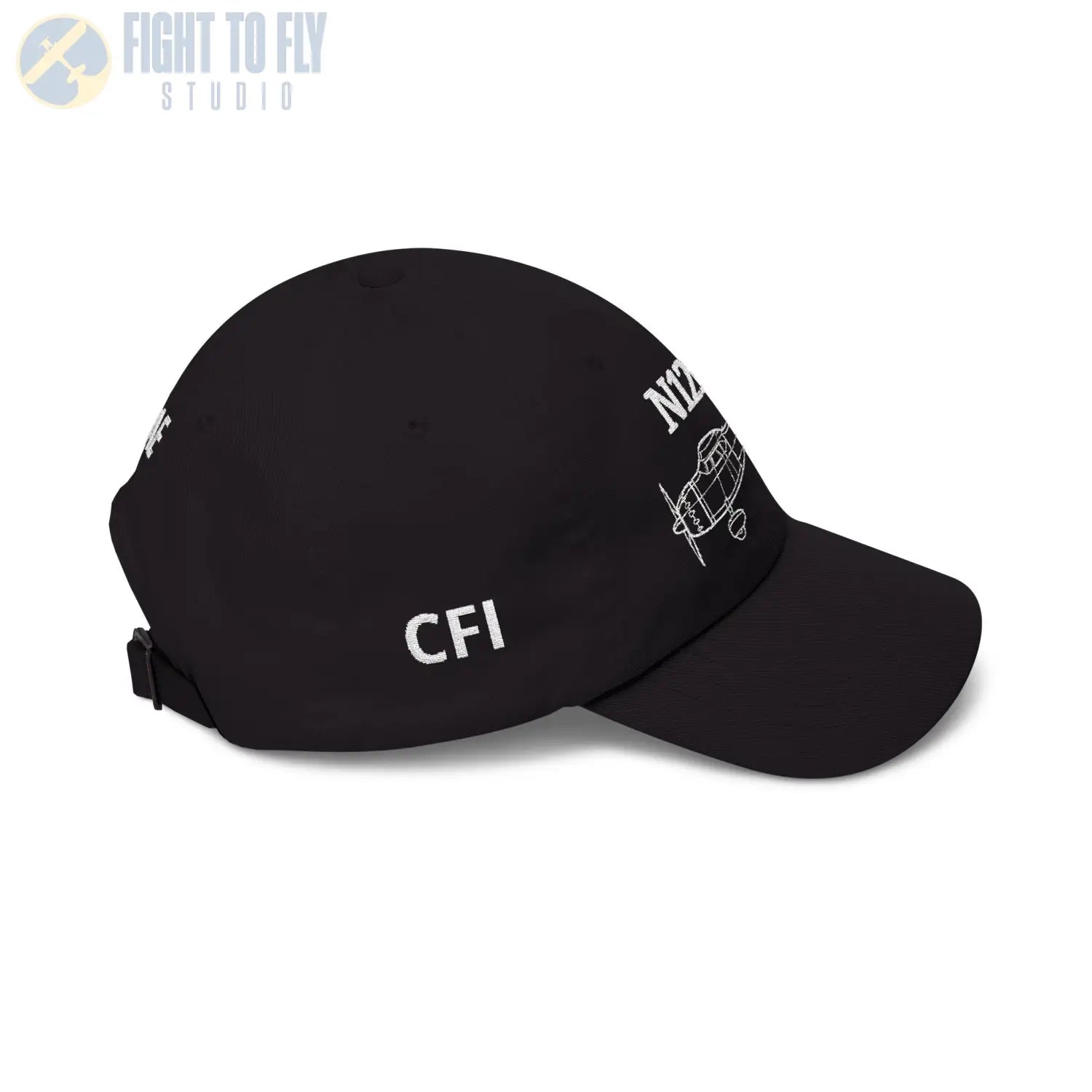 Your Cessna 195 Hat — Personalized with Tail Number & Custom Text - Hats - Pilot gifts - WWII warbird t-shirt