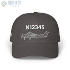 Your Cessna 206 Hat — Personalized with Tail Number & Custom Text - Hats - Pilot gifts - WWII warbird t-shirt