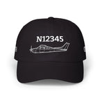 Your Cessna 210 Hat — Personalized with Tail Number & Custom Text - Hats - Pilot gifts - WWII warbird t-shirt