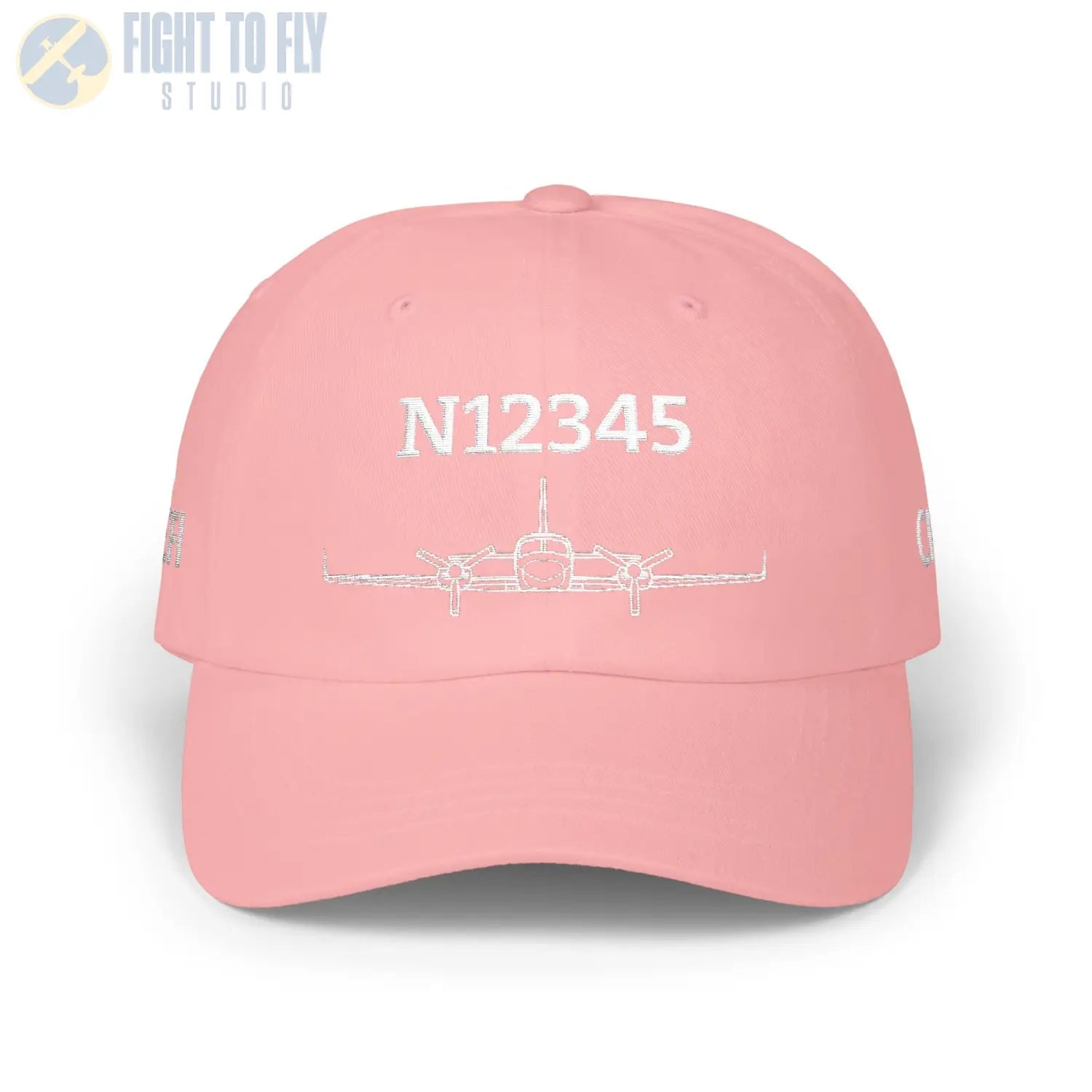 Your Cessna 421 Hat — Personalized with Tail Number & Custom Text - Hats - Pilot gifts - WWII warbird t-shirt