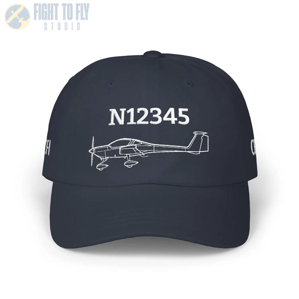 Your Diamond DA20 Hat — Personalized with Tail Number & Custom Text - Hats - Pilot gifts - WWII warbird t-shirt