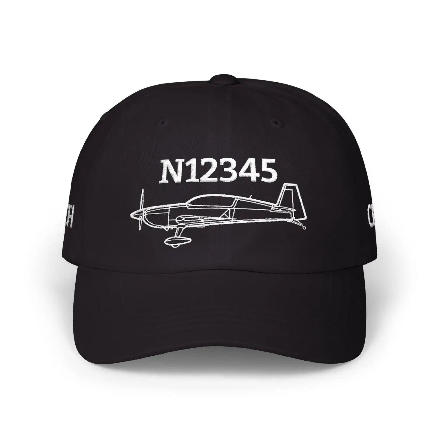 Your Extra 300 Hat — Personalized with Tail Number & Custom Text - Hats - Pilot gifts - WWII warbird t-shirt