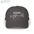 Your Kitfox 5 Hat — Personalized with Tail Number & Custom Text - Hats - Pilot gifts - WWII warbird t-shirt