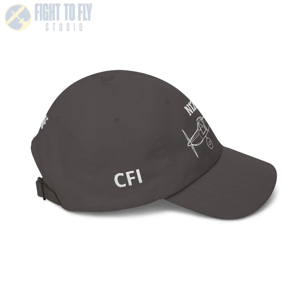 Your Kitfox 5 Hat — Personalized with Tail Number & Custom Text - Hats - Pilot gifts - WWII warbird t-shirt