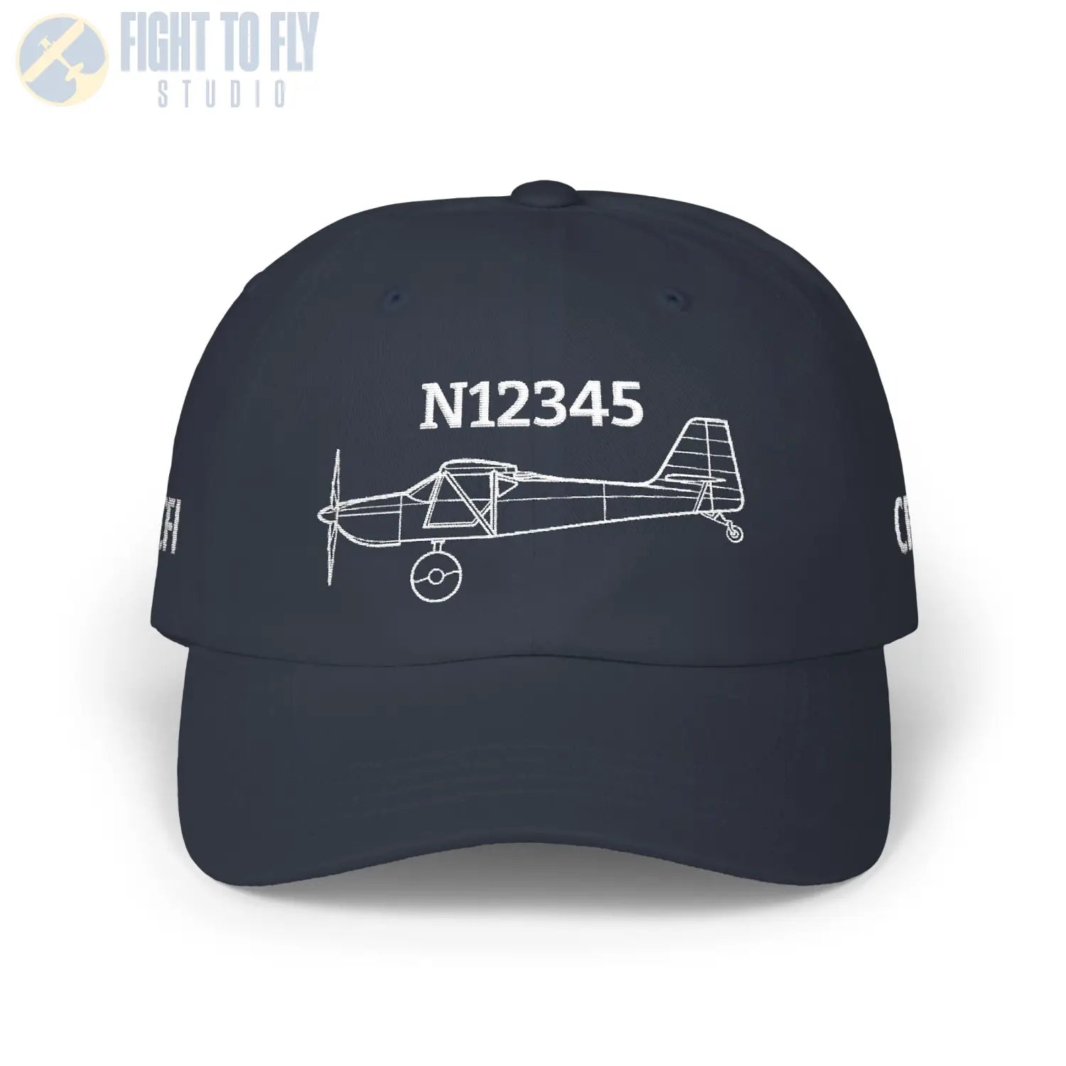 Your Kitfox 5 Hat — Personalized with Tail Number & Custom Text - Hats - Pilot gifts - WWII warbird t-shirt