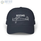 Your Luscombe 8A Hat — Personalized with Tail Number & Custom Text - Hats - Pilot gifts - WWII warbird t-shirt