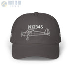 Your Luscombe 8A Hat — Personalized with Tail Number & Custom Text - Hats - Pilot gifts - WWII warbird t-shirt