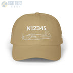 Your Mooney M20E Hat — Personalized with Tail Number & Custom Text - Hats - Pilot gifts - WWII warbird t-shirt