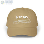 Your Mooney M20Kr Hat — Personalized with Tail Number & Custom Text - Hats - Pilot gifts - WWII warbird t-shirt