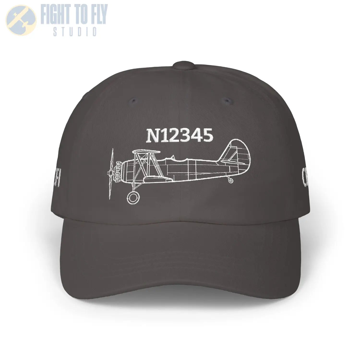 Your N3N-3 Hat — Personalized with Tail Number & Custom Text - Hats - Pilot gifts - WWII warbird t-shirt