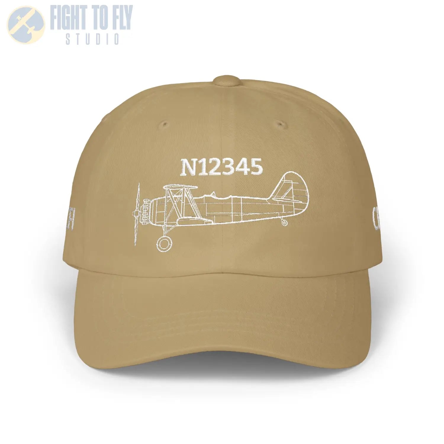 Your N3N-3 Hat — Personalized with Tail Number & Custom Text - Hats - Pilot gifts - WWII warbird t-shirt