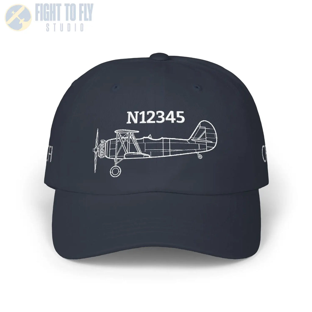Your N3N-3 Hat — Personalized with Tail Number & Custom Text - Hats - Pilot gifts - WWII warbird t-shirt