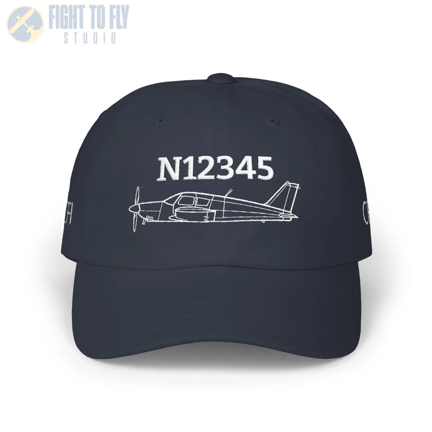 Your PA-28 Arrow Hat — Personalized with Tail Number & Custom Text - Hats - Pilot gifts - WWII warbird t-shirt