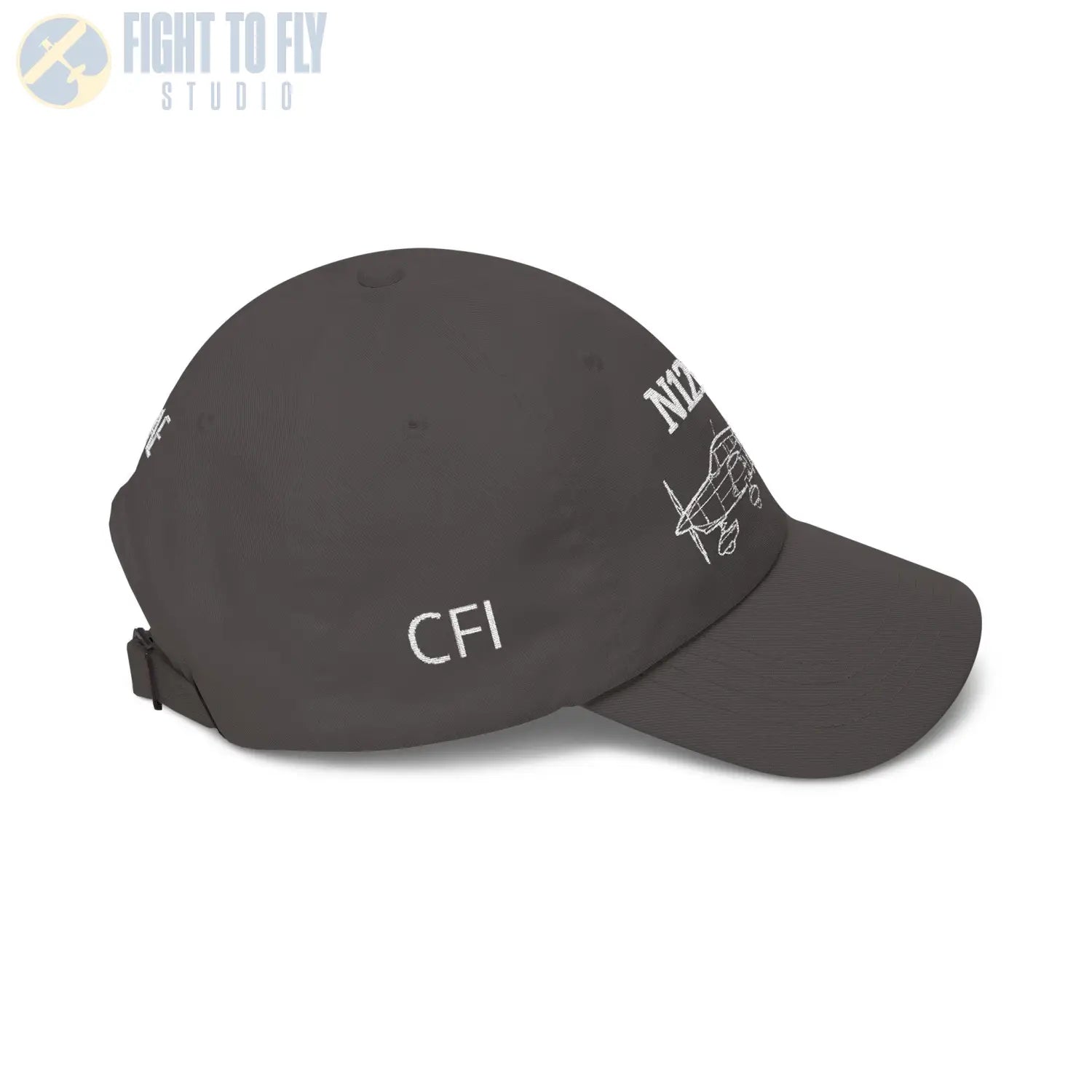 Your PA-28 Warrior Hat — Personalized with Tail Number & Custom Text - Hats - Pilot gifts - WWII warbird t-shirt