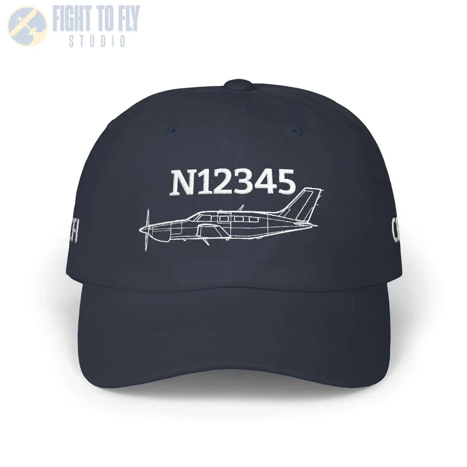 Your PA-46-350 Malibu Mirage Hat — Personalized with Tail Number & Custom Text - Hats - Pilot gifts - WWII warbird