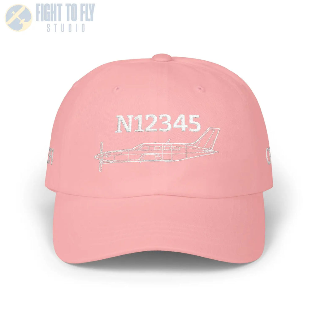 Your PA-46 Malibu Hat — Personalized with Tail Number & Custom Text - Hats - Pilot gifts - WWII warbird t-shirt
