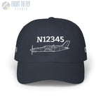 Your PA-46 Malibu Hat — Personalized with Tail Number & Custom Text - Hats - Pilot gifts - WWII warbird t-shirt