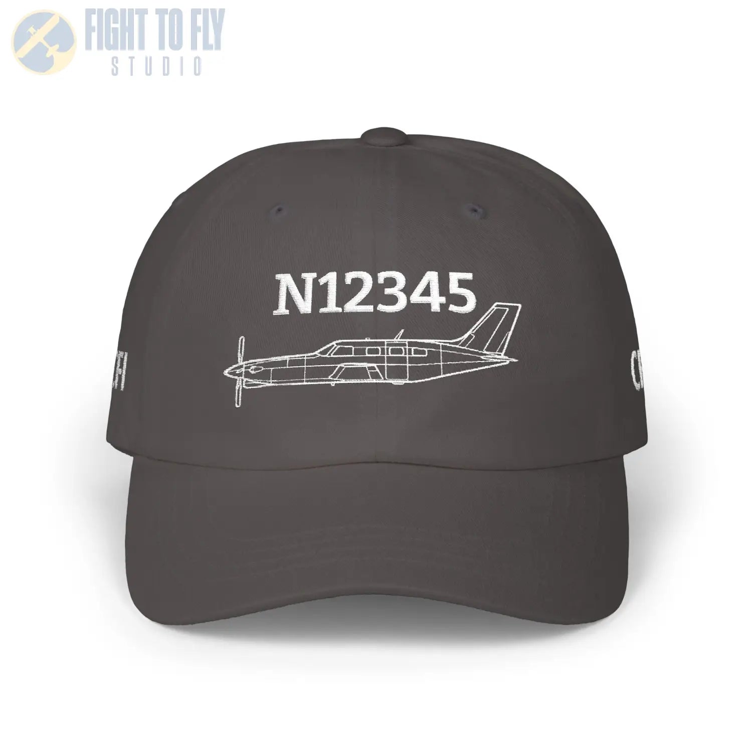 Your PA-46 Malibu Hat — Personalized with Tail Number & Custom Text - Hats - Pilot gifts - WWII warbird t-shirt