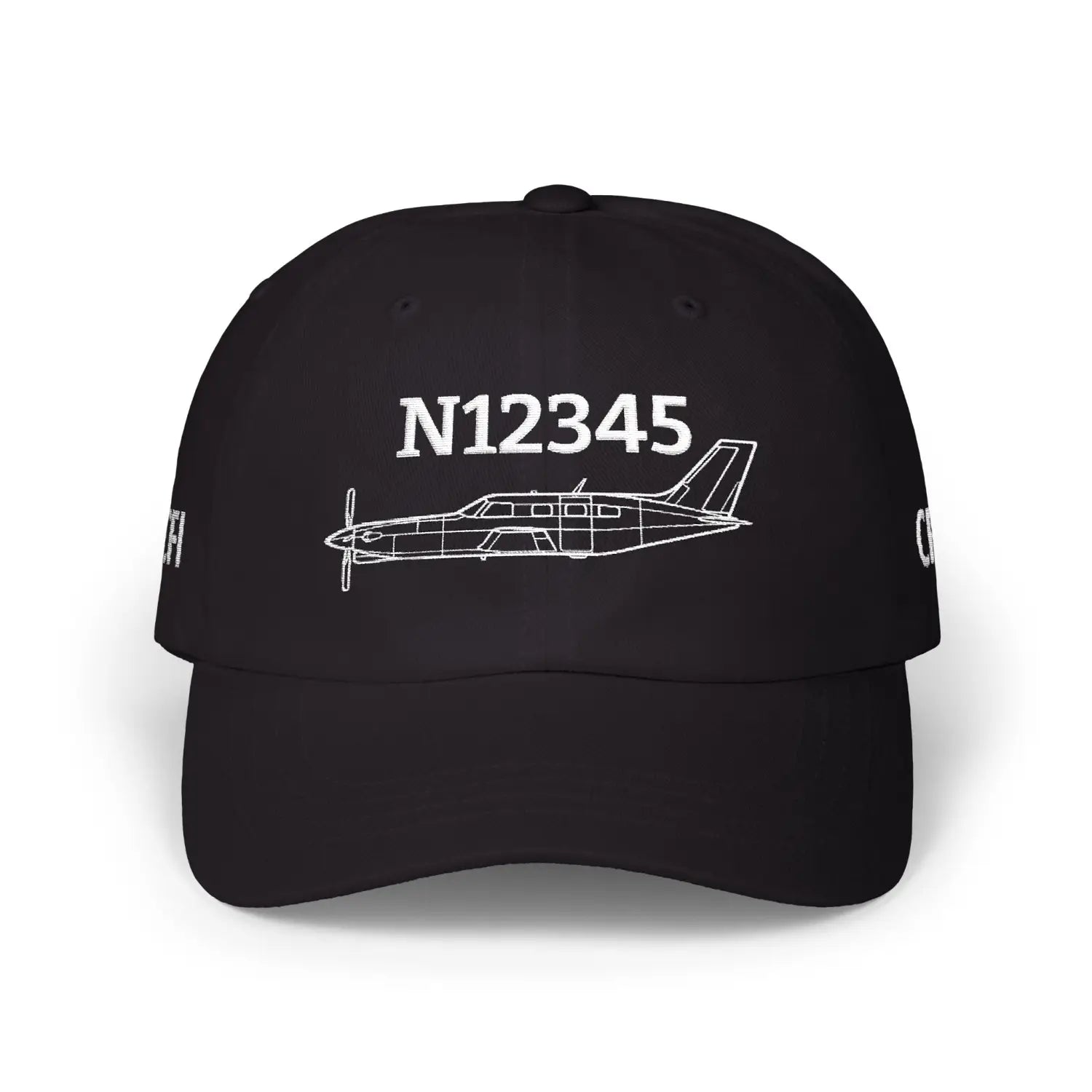 Your PA-46 Malibu Hat — Personalized with Tail Number & Custom Text - Hats - Pilot gifts - WWII warbird t-shirt