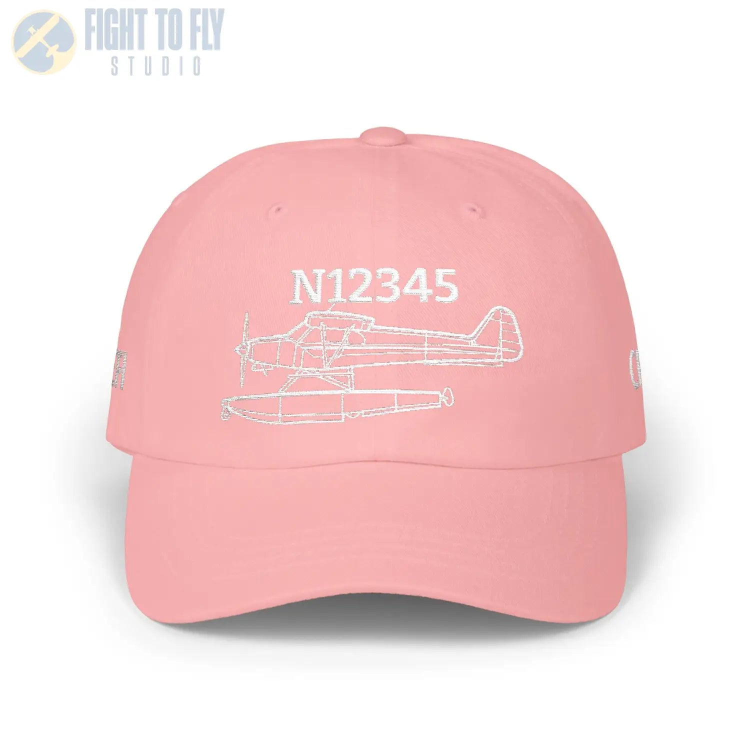 Your Piper PA-18 Super Cub on Floats Hat — Personalized with Tail Number & Custom Text - Hats - Pilot gifts - WWII