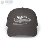 Your Piper PA-18 Super Cub on Floats Hat — Personalized with Tail Number & Custom Text - Hats - Pilot gifts - WWII