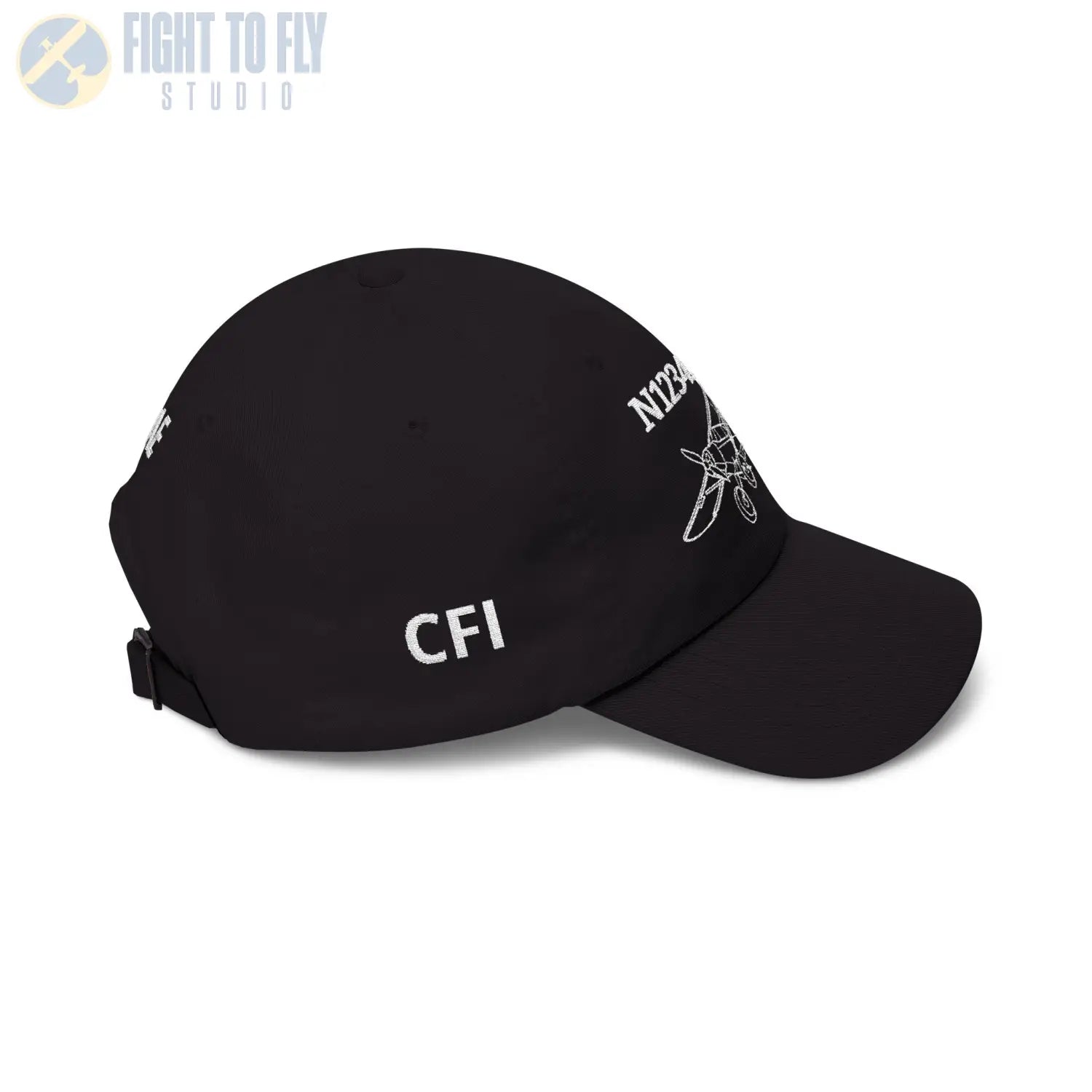Your Piper Super Cub Hat — Personalized with Tail Number & Custom Text - Hats - Pilot gifts - WWII warbird t-shirt