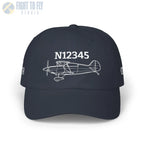 Your Pitts S-2B Hat — Personalized with Tail Number & Custom Text - Hats - Pilot gifts - WWII warbird t-shirt