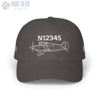 Your Pitts S-2B Hat — Personalized with Tail Number & Custom Text - Hats - Pilot gifts - WWII warbird t-shirt