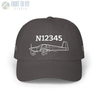 Your RV-10X Hat — Personalized with Tail Number & Custom Text - Hats - Pilot gifts - WWII warbird t-shirt