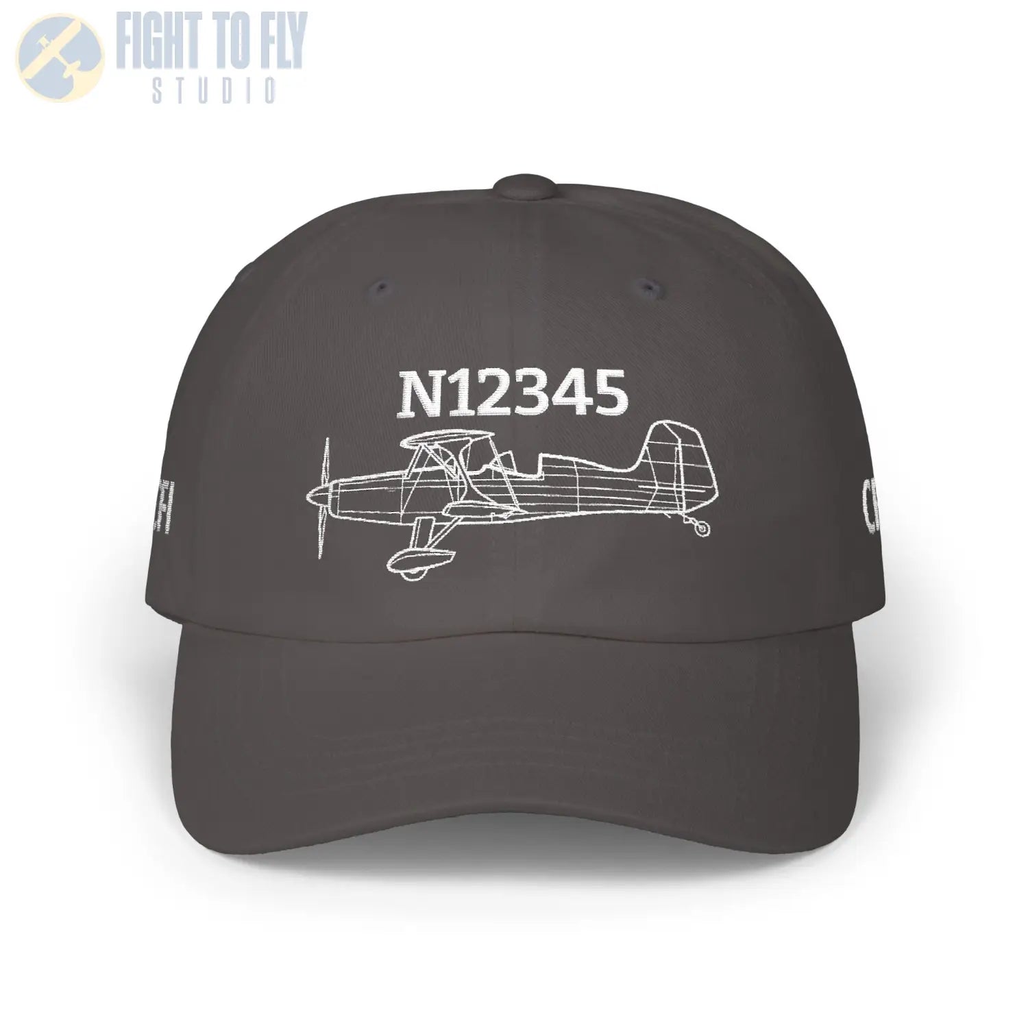 Your Starduster Too Hat — Personalized with Tail Number & Custom Text - Hats - Pilot gifts - WWII warbird t-shirt