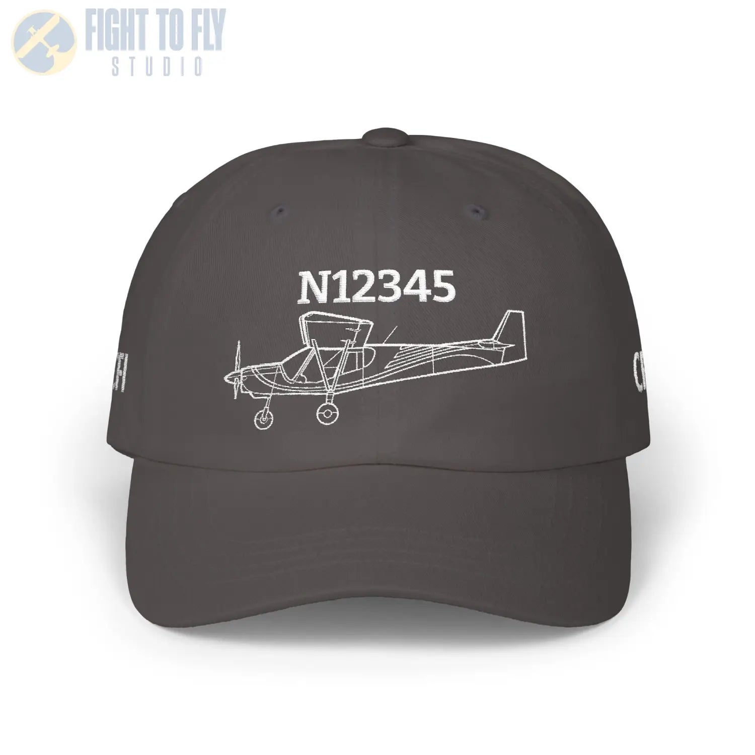 Your Zenith CH-750 Hat — Personalized with Tail Number & Custom Text - Hats - Pilot gifts - WWII warbird t-shirt