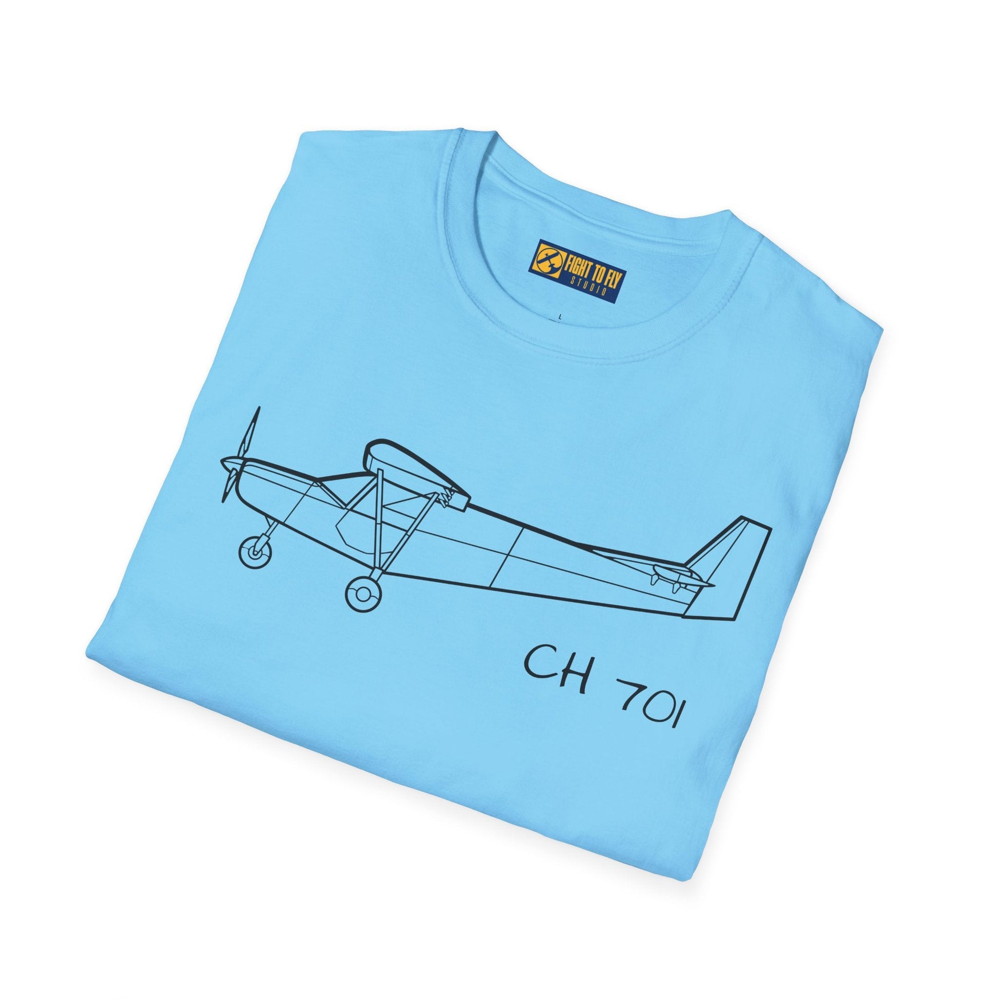 Zenith CH 701 T-Shirt – STOL Bush Plane Off-Airport Flying Tee - Gifts for pilots - Aviation apparel