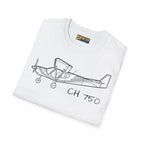 Zenith CH 750 T-Shirt - Pilot gifts - WWII warbird t-shirt