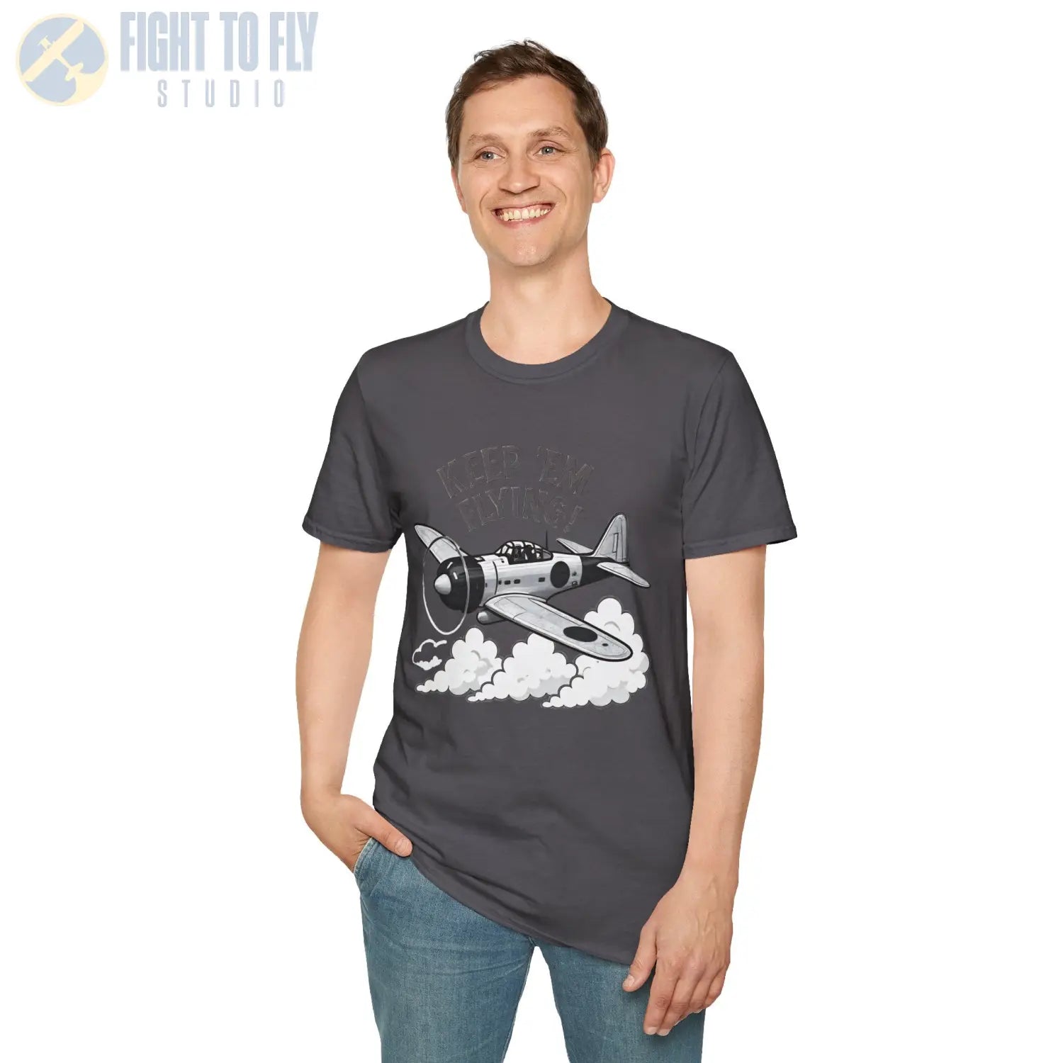 Zero “Keep ’Em Flying!” - T-Shirt - Pilot gifts - WWII warbird t-shirt
