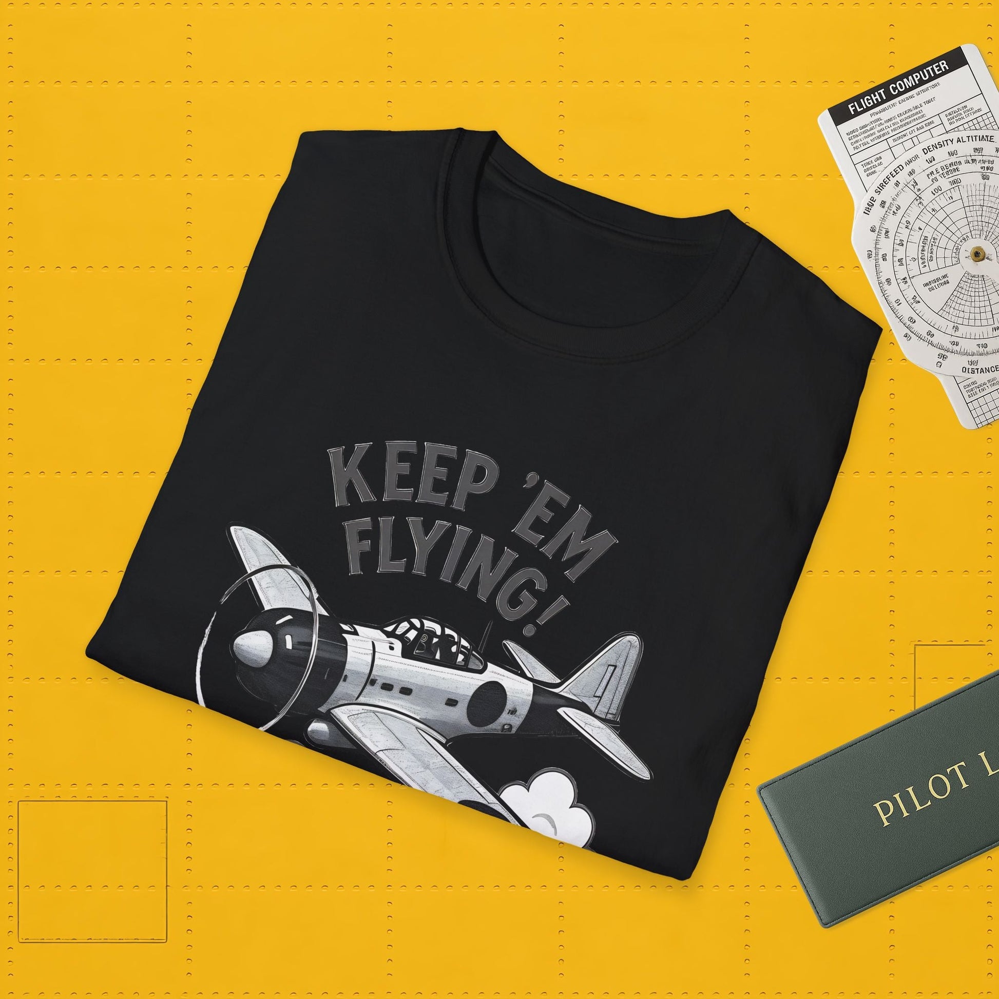 Zero Premium T-Shirt – “Keep ’Em Flying!” WWII Japanese Fighter Graphic Tee - Pilot gifts - warbird t-shirt