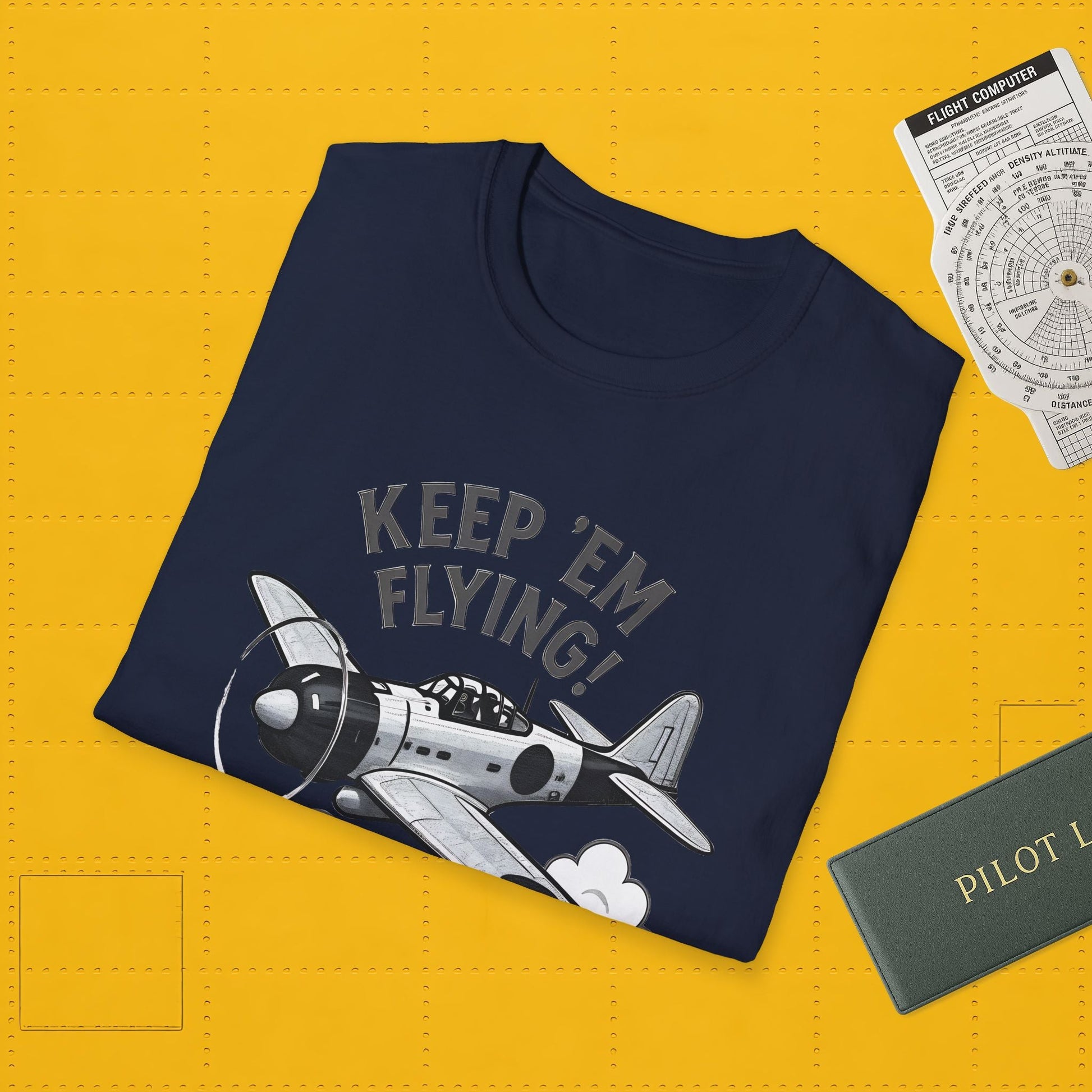 Zero Premium T-Shirt – “Keep ’Em Flying!” WWII Japanese Fighter Graphic Tee - Pilot gifts - warbird t-shirt