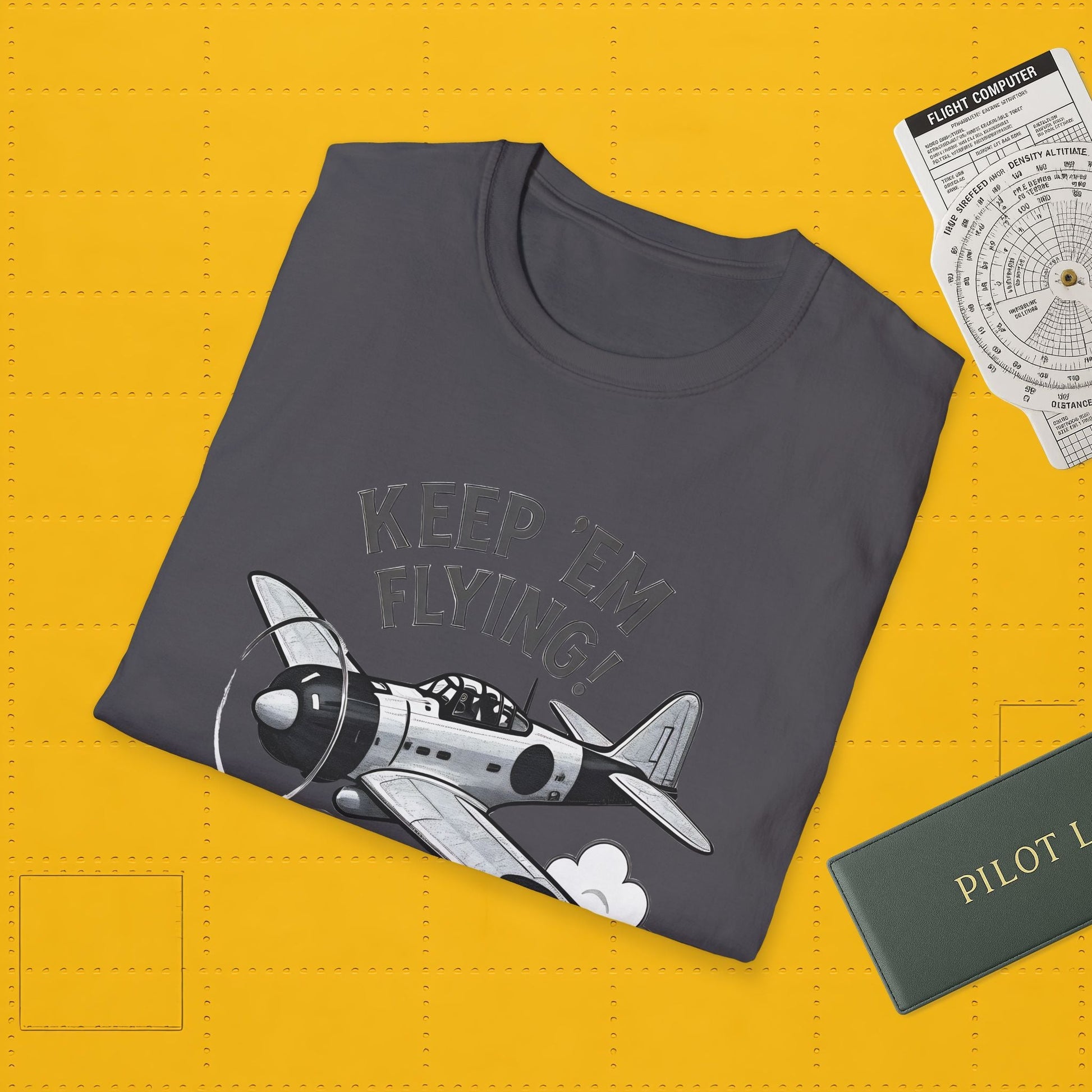 Zero Premium T-Shirt – “Keep ’Em Flying!” WWII Japanese Fighter Graphic Tee - Pilot gifts - warbird t-shirt