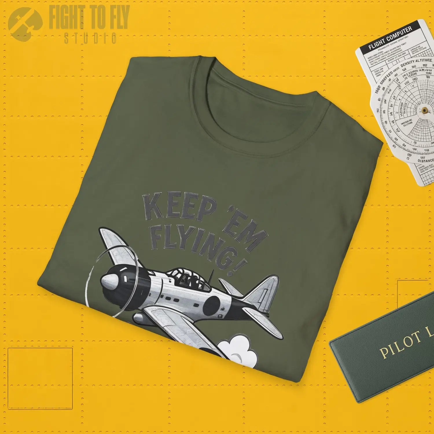 Zero “Keep ’Em Flying!” - T-Shirt - Pilot gifts - WWII warbird t-shirt