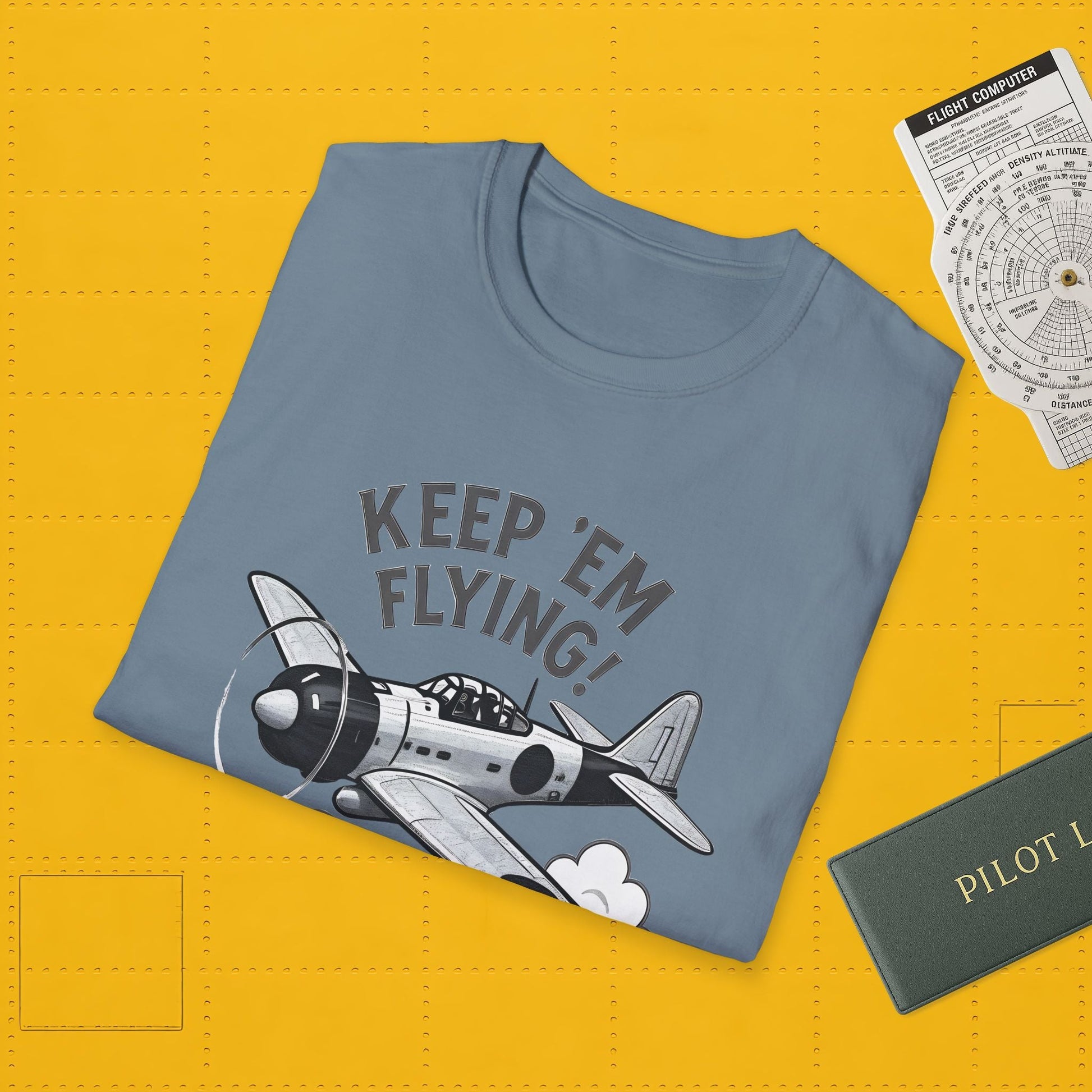 Zero Premium T-Shirt – “Keep ’Em Flying!” WWII Japanese Fighter Graphic Tee - Pilot gifts - warbird t-shirt
