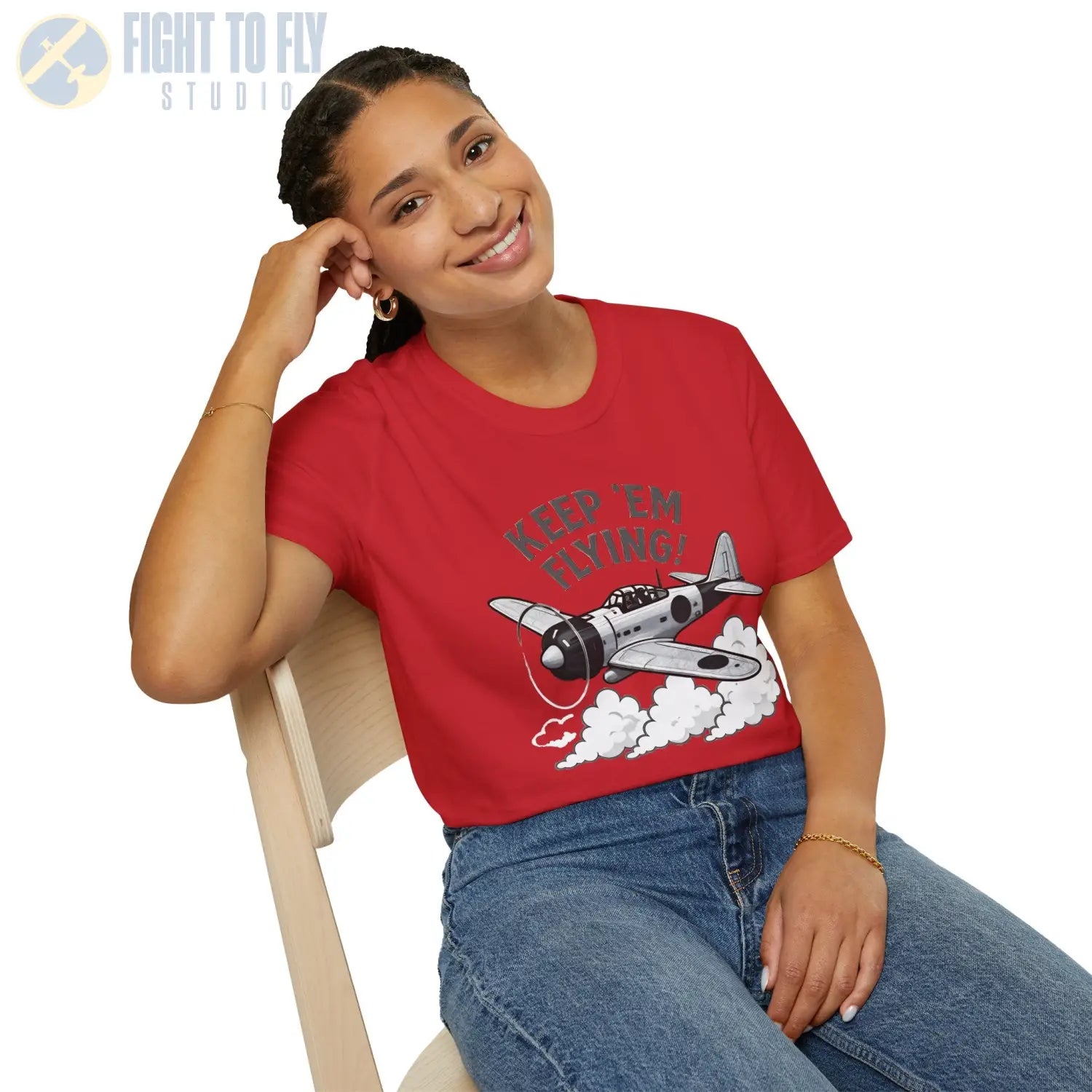 Zero “Keep ’Em Flying!” - T-Shirt - Pilot gifts - WWII warbird t-shirt