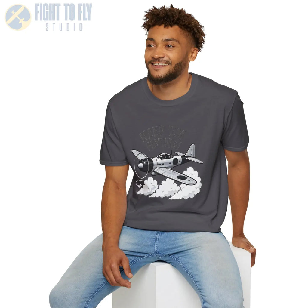 Zero “Keep ’Em Flying!” - T-Shirt - Pilot gifts - WWII warbird t-shirt