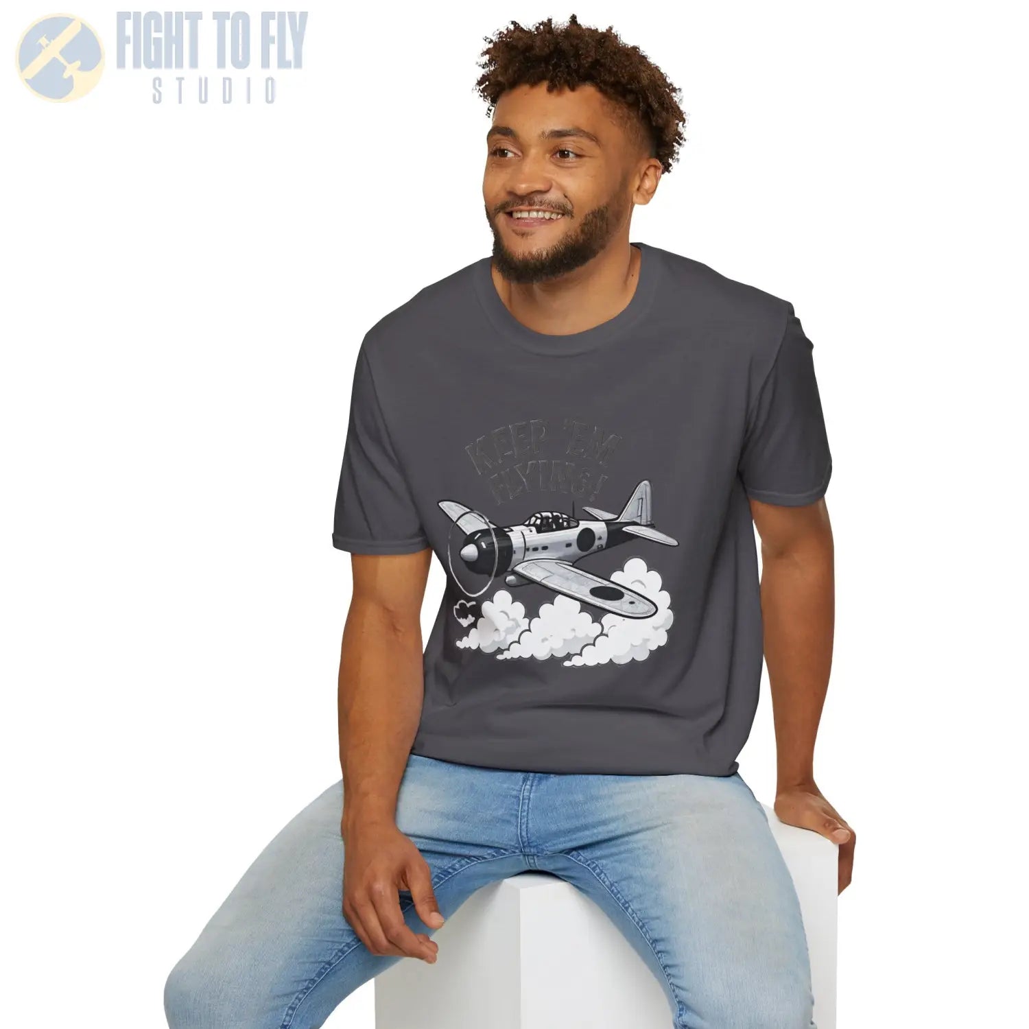 Zero “Keep ’Em Flying!” - T-Shirt - Pilot gifts - WWII warbird t-shirt