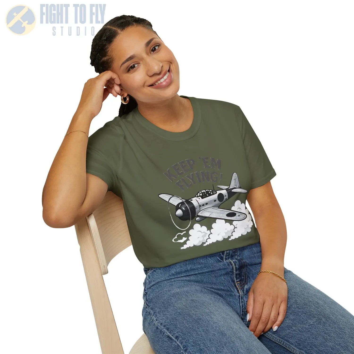 Zero “Keep ’Em Flying!” - T-Shirt - Pilot gifts - WWII warbird t-shirt