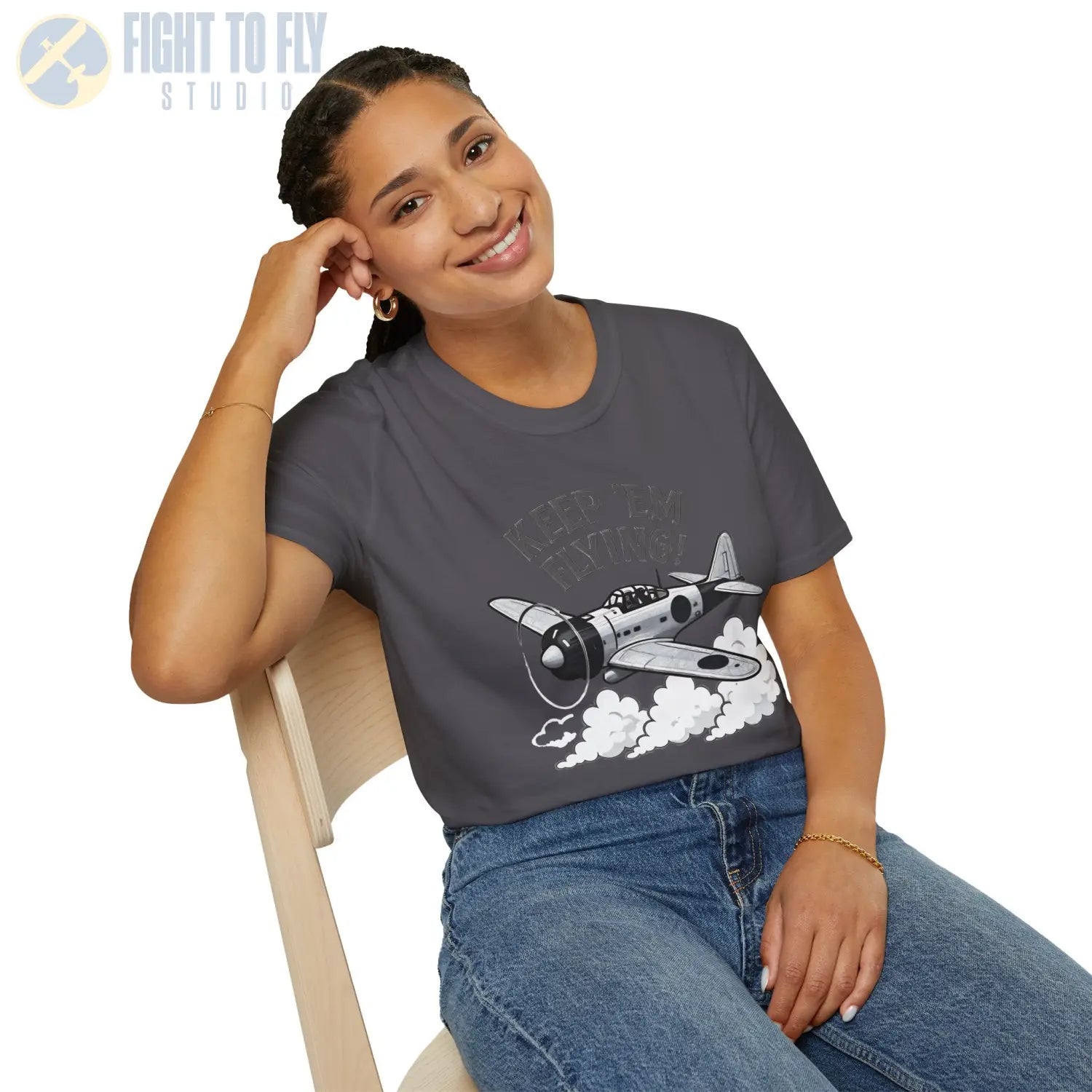 Zero “Keep ’Em Flying!” - T-Shirt - Pilot gifts - WWII warbird t-shirt
