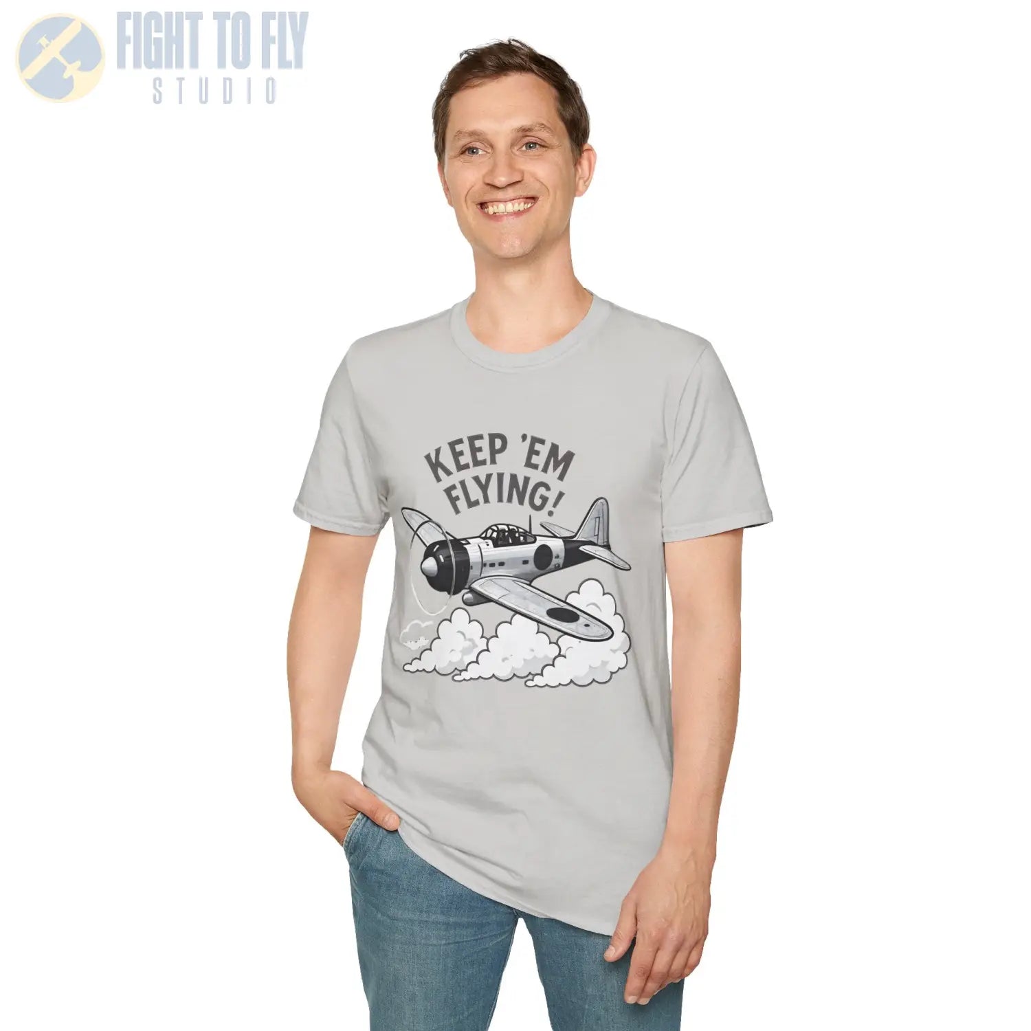 Zero “Keep ’Em Flying!” - T-Shirt - Pilot gifts - WWII warbird t-shirt