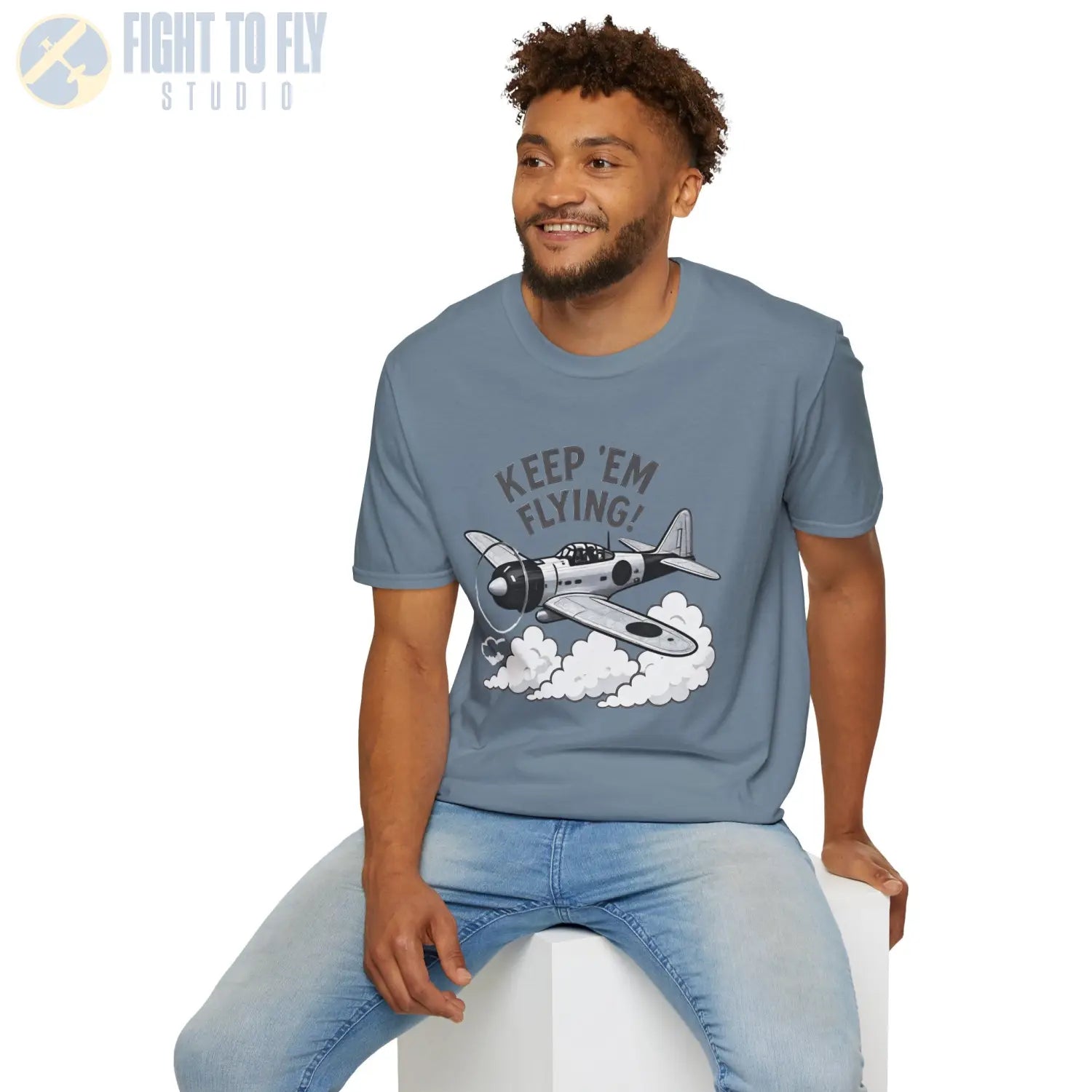Zero “Keep ’Em Flying!” - T-Shirt - Pilot gifts - WWII warbird t-shirt