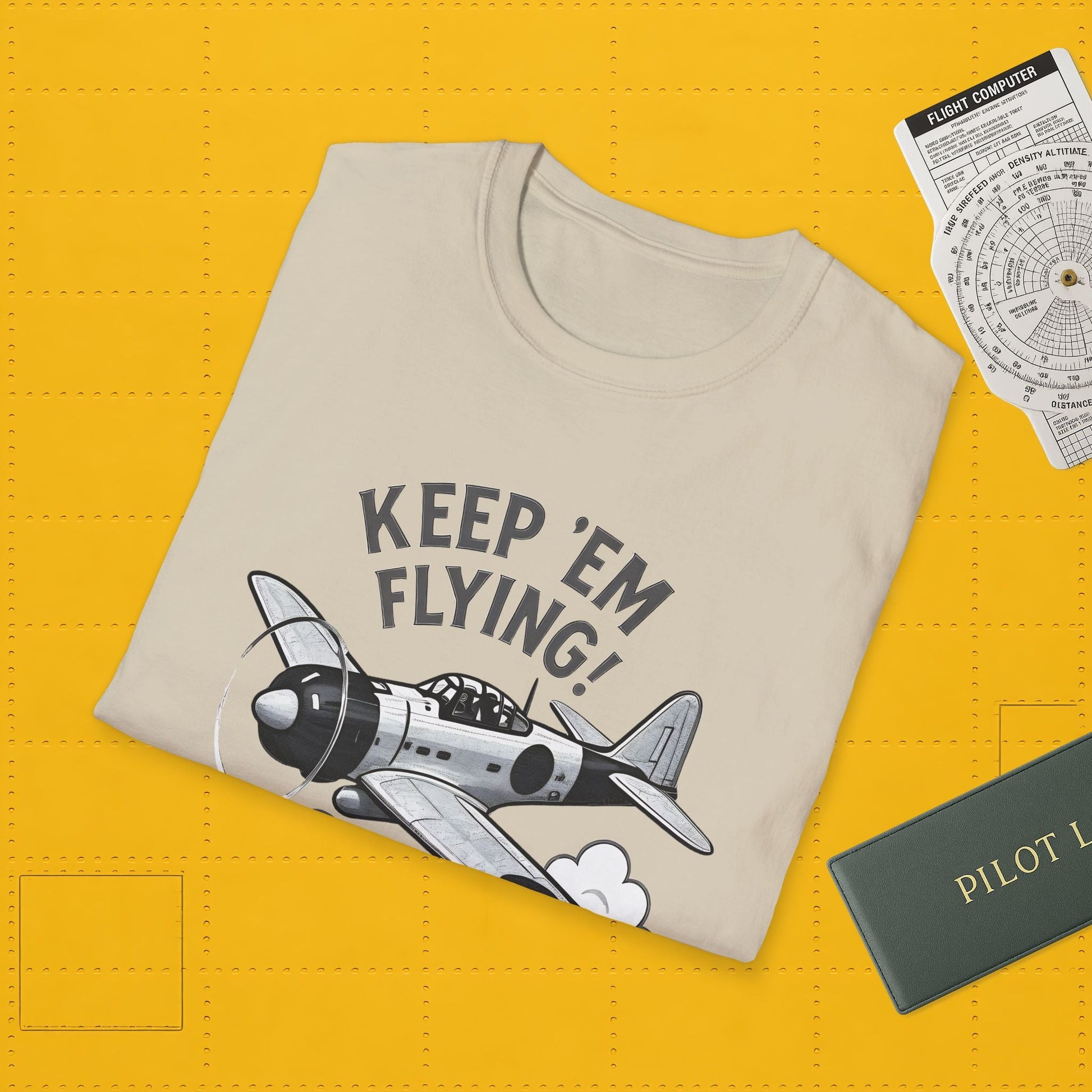 Zero Premium T-Shirt – “Keep ’Em Flying!” WWII Japanese Fighter Graphic Tee - Pilot gifts - warbird t-shirt