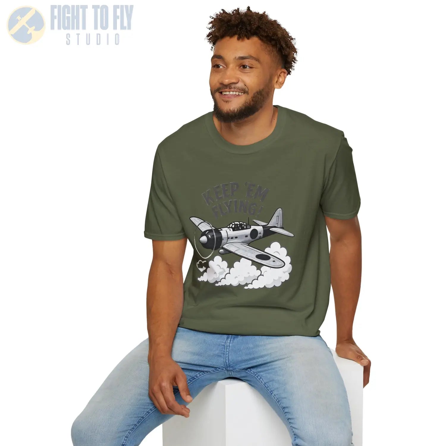 Zero “Keep ’Em Flying!” - T-Shirt - Pilot gifts - WWII warbird t-shirt